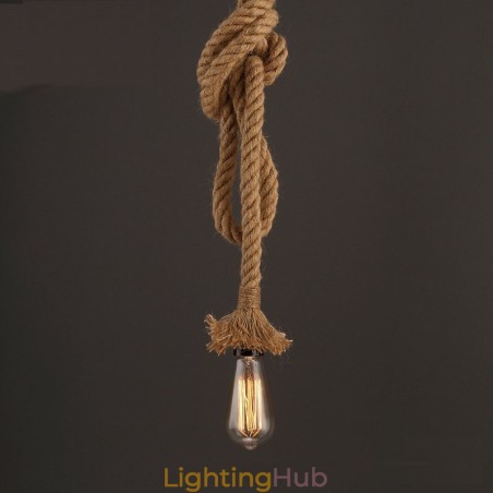 1 Light DIY Art Hemp Rope Light Creative Hemp Rope Chandelier Long 100cm Send 1 Bulb 1 Light DIY Art Hemp Rope Light Creative Hemp Rope Chandelier Long 100cm Send 1 Bulb