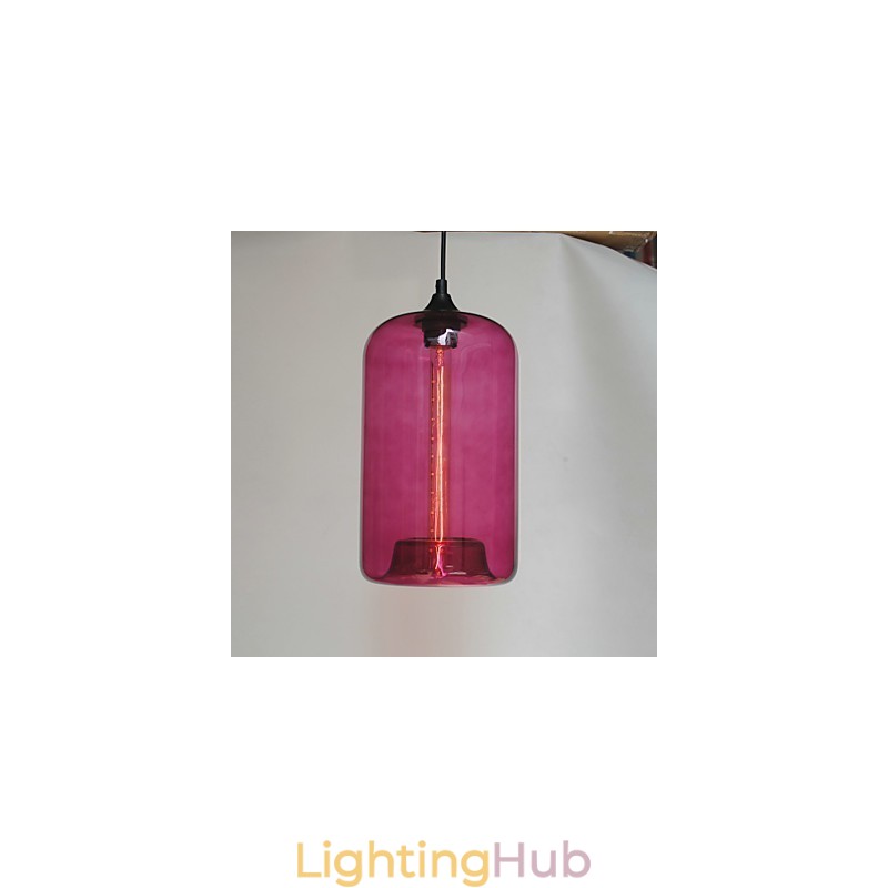 Bottle Design Pendant 1 Light Minimalist Iron Painting