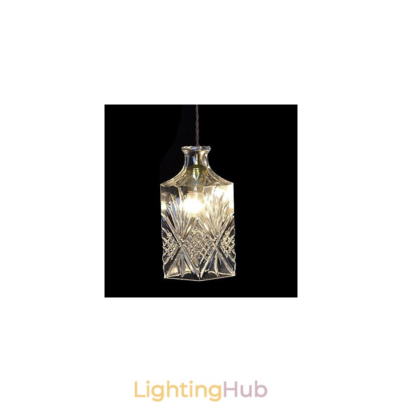 Modern Contemporary Crystal Metal Pendant Light