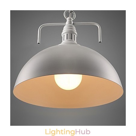 Rustic Lodge Painting Metal Pendant Light Rustic Lodge Painting Metal Pendant Light