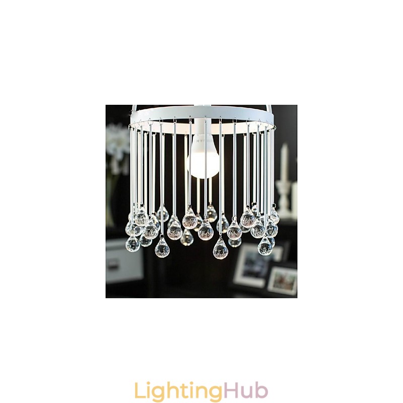Modern Contemporary Traditional Classic Crystal Mini Style Painting Metal Pendant Light
