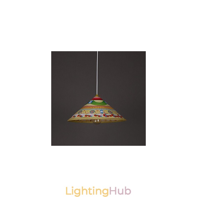 Modern Tea Hat Chandelier Chandelier Chandelier Bamboo Hats