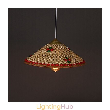 Coffee Bamboo Hats Hat Chandelier Lamp Coffee Bamboo Hats Hat Chandelier Lamp