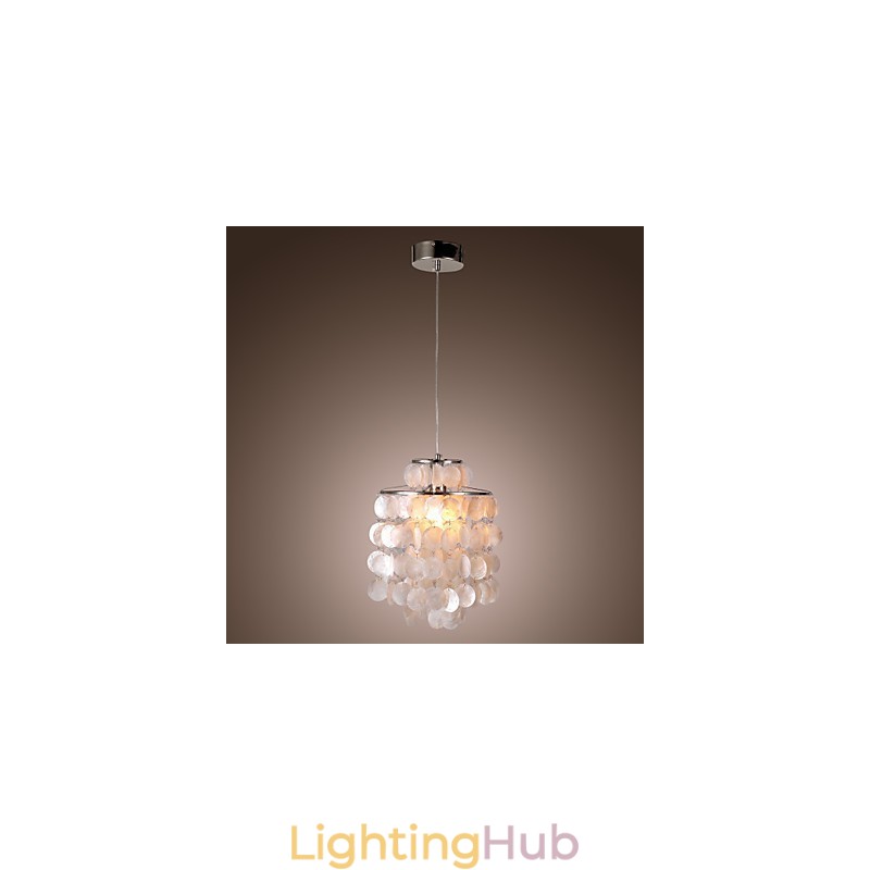 Modern Contemporary Mini Style Chrome Pendant Light