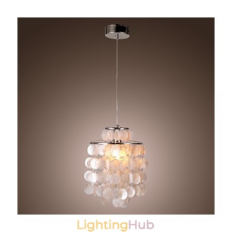 Modern Contemporary Mini Style Chrome Pendant Light