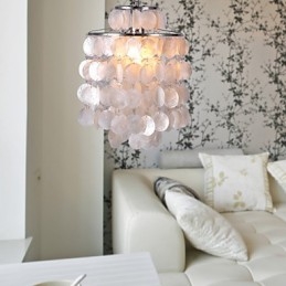 Modern Contemporary Mini Style Chrome Pendant Light