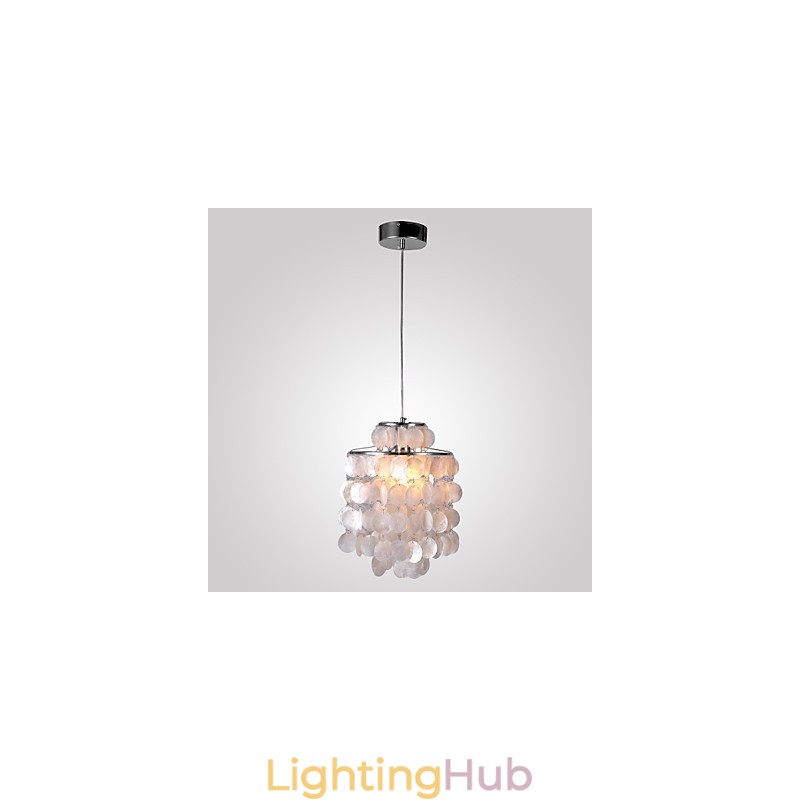 Modern Contemporary Mini Style Chrome Pendant Light
