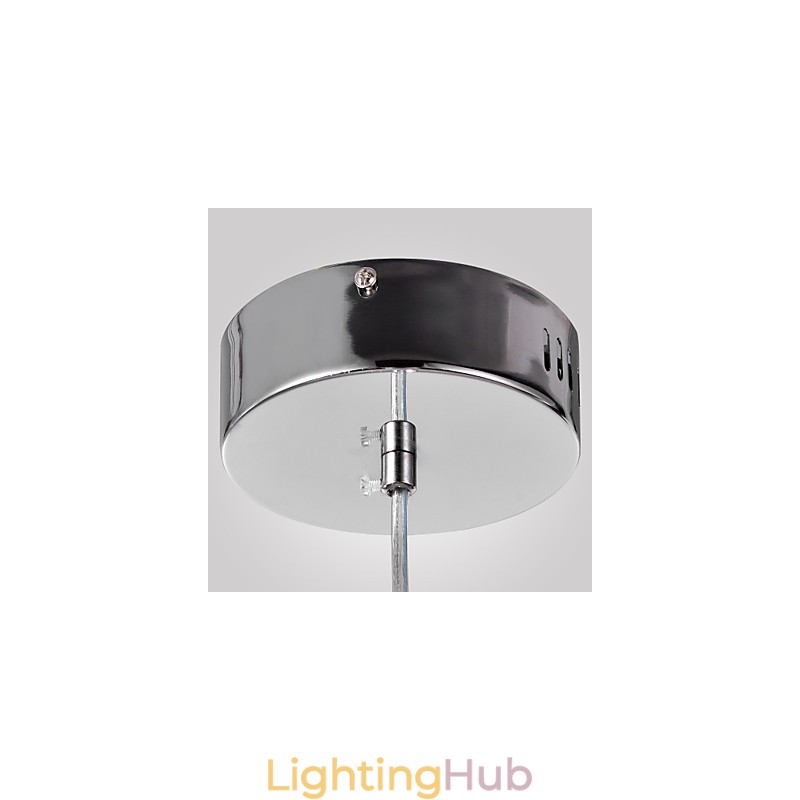 Modern Contemporary Mini Style Chrome Pendant Light