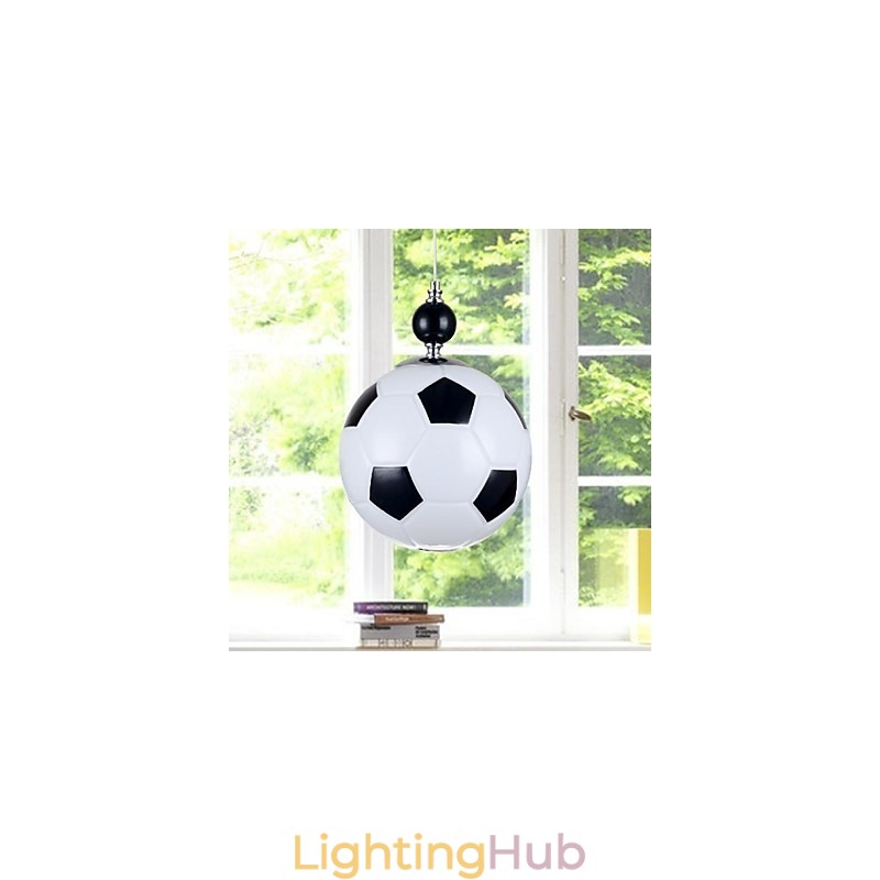 Modern Contemporary Chrome Metal Pendant Light