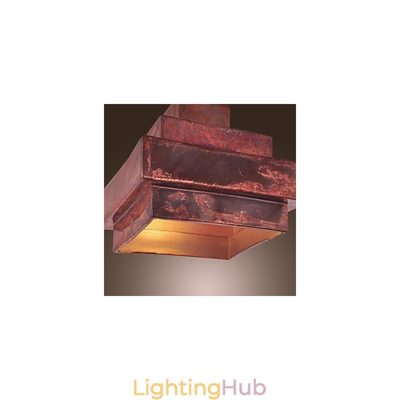 Traditional Classic Mini Style Painting Pendant Light