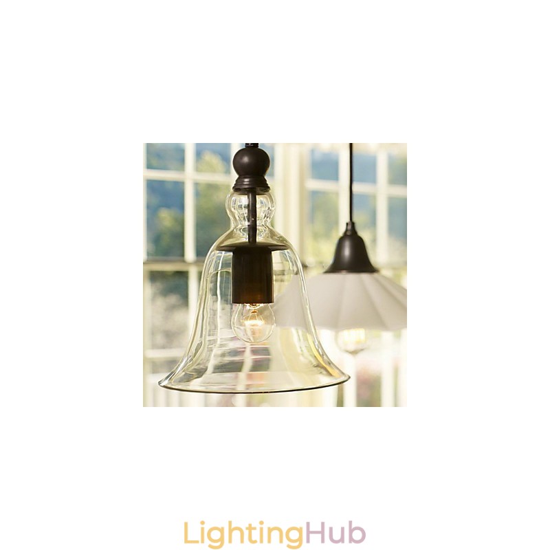 Traditional Classic Vintage Bowl Mini Style Pendant Light
