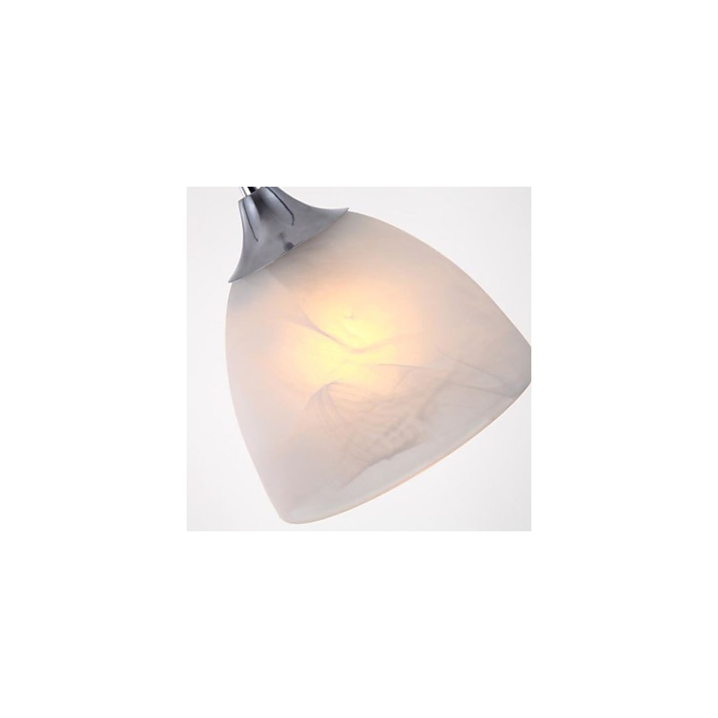 Modern Wine Cup Oblong Canopy Pendant Light with Three Light