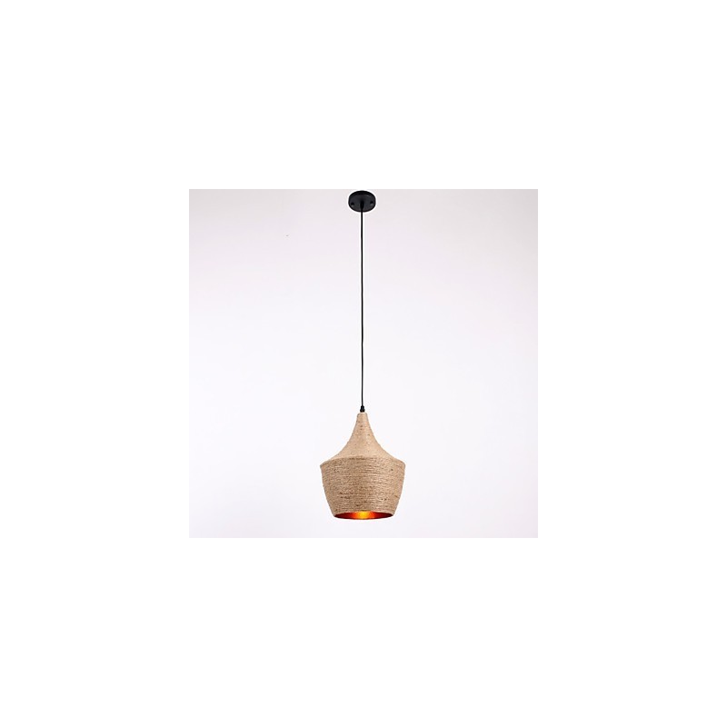 Rope Pendant Light Mini Style Country
