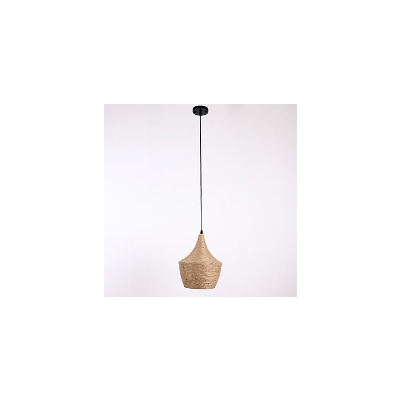 Rope Pendant Light Mini Style Country