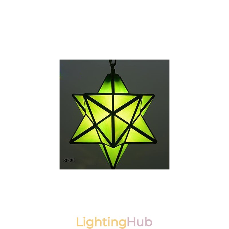 30CM Artistic Individuality Creative Porch Modern Stars Droplight Lamp