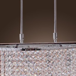 Modern Contemporary Crystal Electroplated Pendant Light