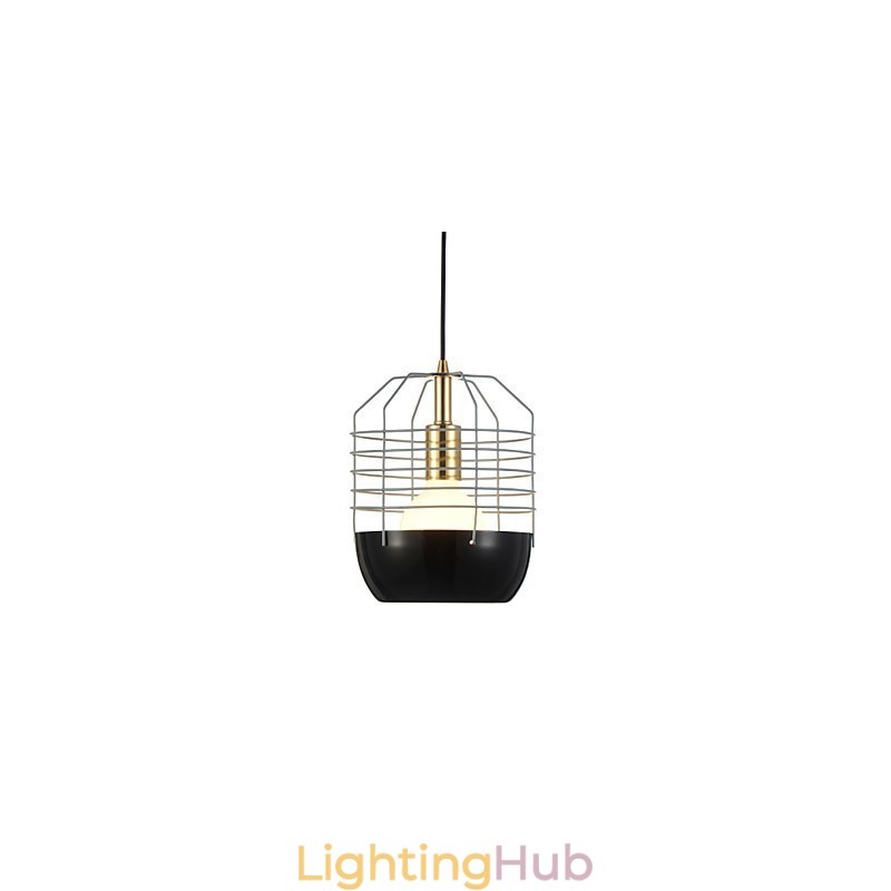 Mini Artistic Spider Web Pendant Lamp 1 Light Mordern Simplicity Finish Black White Green Red Carbon Steel Droplight