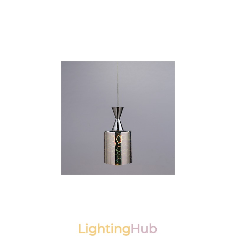 Dream laser Engraving Chrome Plated pendant lamp