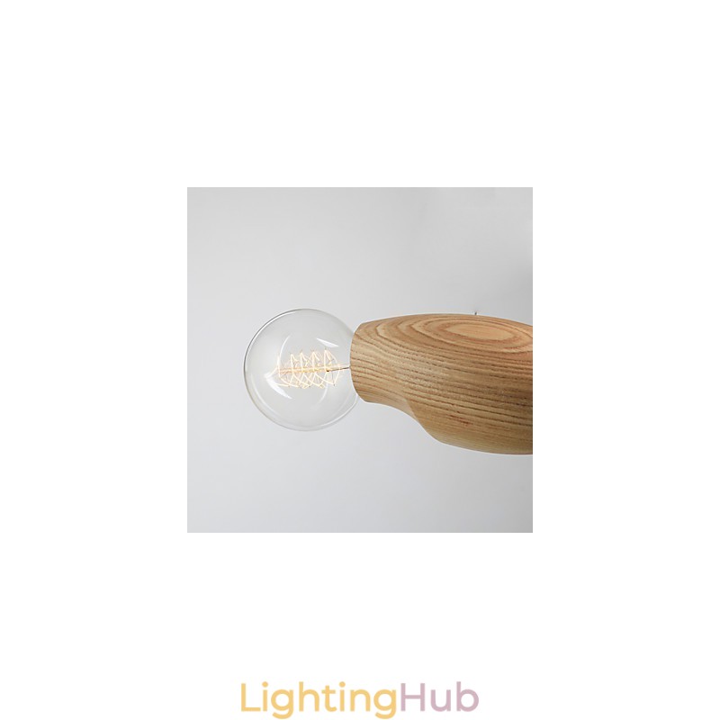 Artistic Individuality Creative Contracted Restoring Ancient Ways Of Wood Bees Droplight Lamp