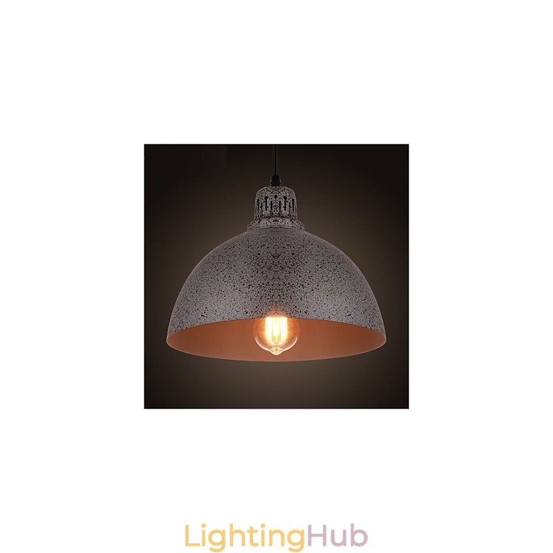 Vintage Metal Dot Pendant Light with One Light