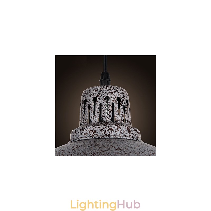 Vintage Metal Dot Pendant Light with One Light