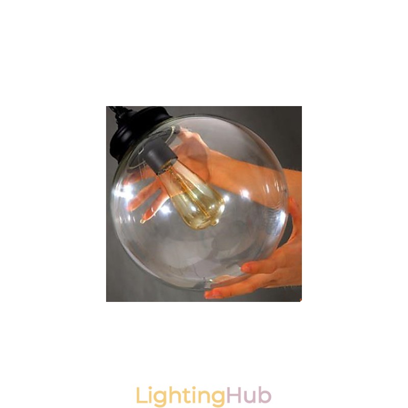 Ball Glass Chandelier Contracted Household Droplight