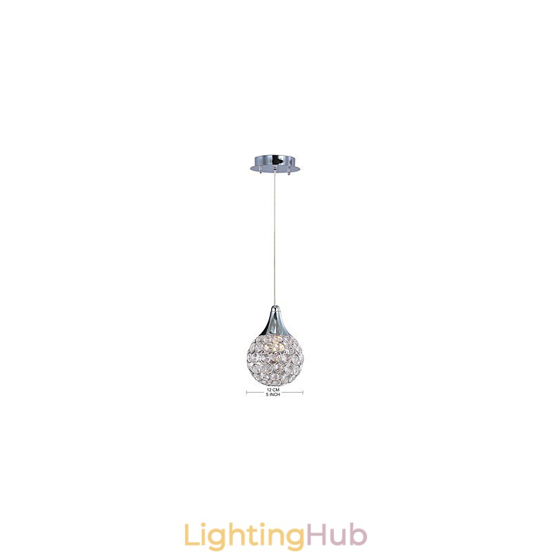 G9 Pendant Light Crystal Modern Contemporary Metal