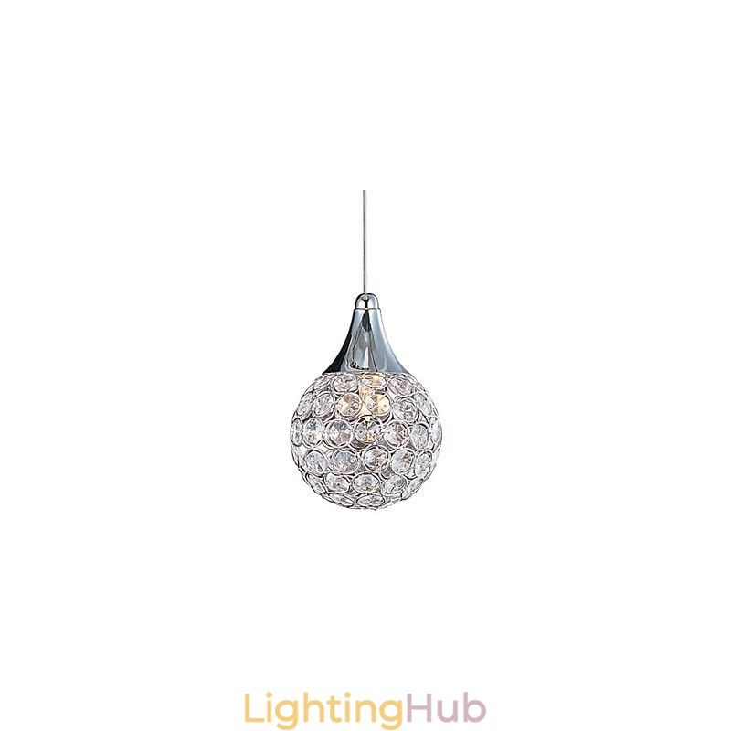 G9 Pendant Light Crystal Modern Contemporary Metal