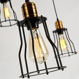 American Country Industrial Individuality Creative Sitting Six small Hob Head Droplight