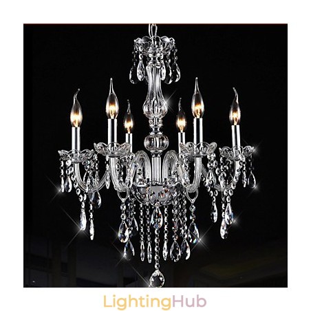 6 Arms Vintage Luxury Lighting K9 Crystal Chandelier Ceiling Pendant Light 6 Arms Vintage Luxury Lighting K9 Crystal Chandelier Ceiling Pendant Light