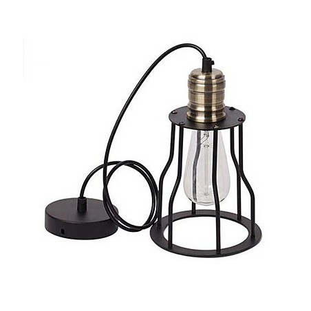 American industrial vintage cafe buffet ideas wrought iron cage Pendant Light Sitting American industrial vintage cafe buffet ideas wrought iron cage Pendant Light Sitting