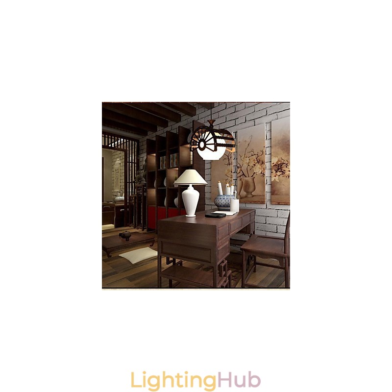 Modern Retro Style Of The Ancients For Classic Wooden Chandelier Lamp Lighting