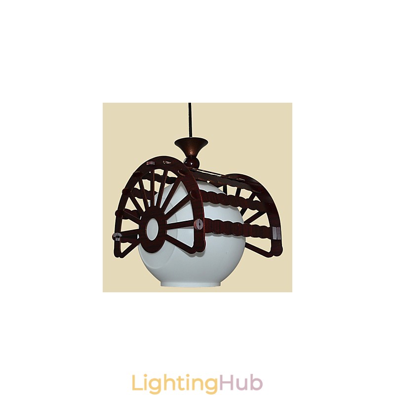 Modern Retro Style Of The Ancients For Classic Wooden Chandelier Lamp Lighting