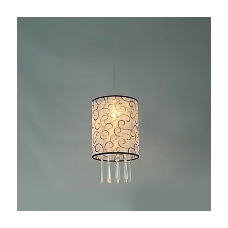 Modern Contemporary Drum Crystal Mini Style Electroplated Pendant Light Modern Contemporary Drum Crystal Mini Style Electroplated Pendant Light