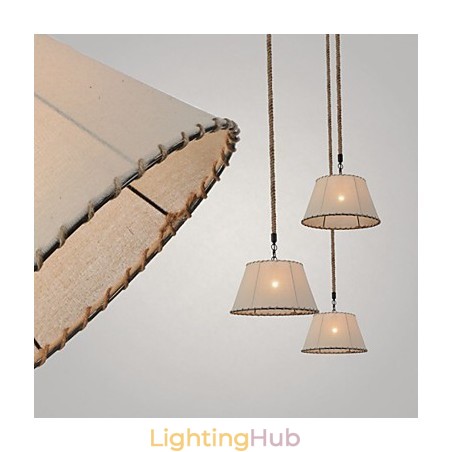 1 Lights Pendant Lamps Vintage Style Industry Style Yellow Cloth & Metals Drop Light 1 Lights Pendant Lamps Vintage Style Industry Style Yellow Cloth & Metals Drop Light