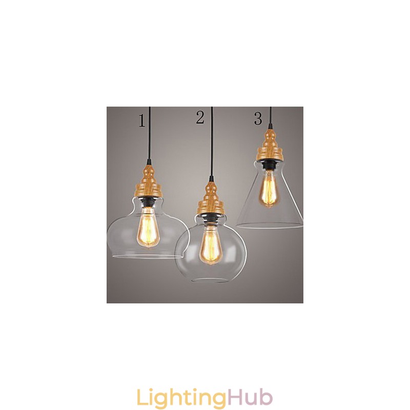 Northern American Creative Wood Grain Crystal Lamp Restoring Ancient Ways Lamp Light
