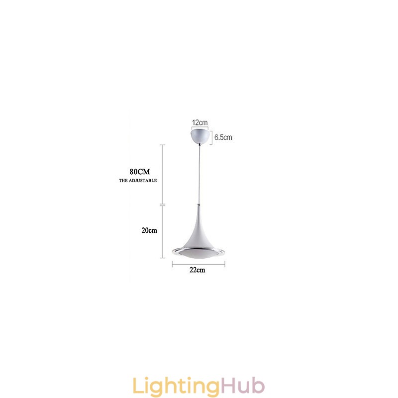 Trumpet Pendant Light Droplight Acrylic Chandelier