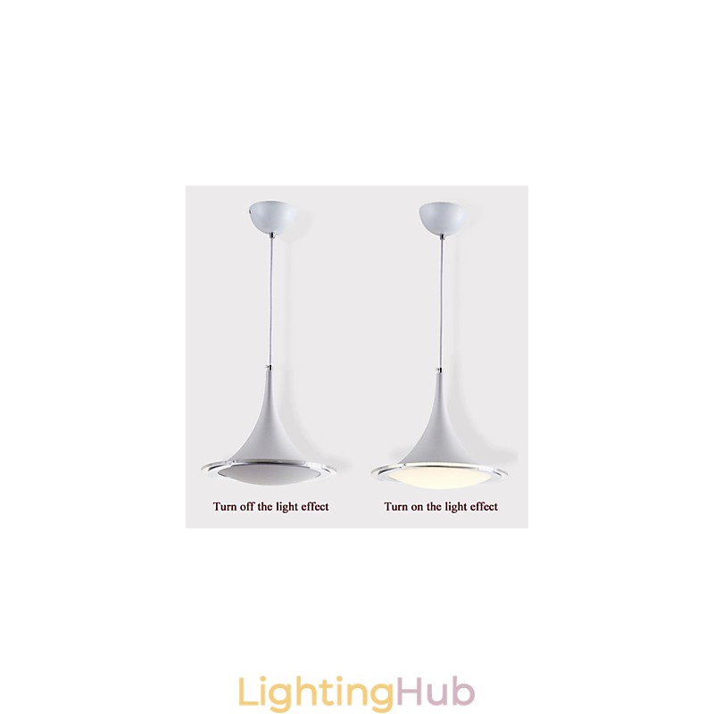 Trumpet Pendant Light Droplight Acrylic Chandelier