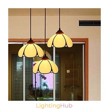 European Rural Creative Arts Stained Glass Chandelier Restoring Ancient Ways Lamp Light European Rural Creative Arts Stained Glass Chandelier Restoring Ancient Ways Lamp Light