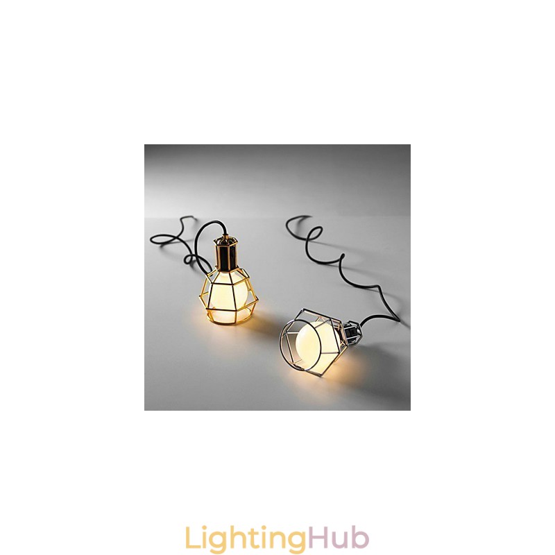 Country Electroplated Metal Pendant Light Garage