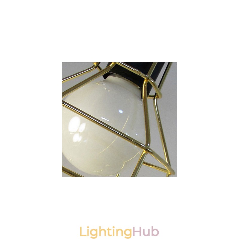 Country Electroplated Metal Pendant Light Garage