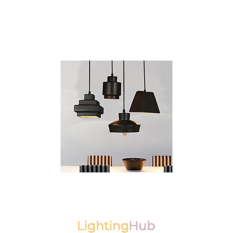 American Country Retro Glass Chandelier Rusty Sitting Droplight