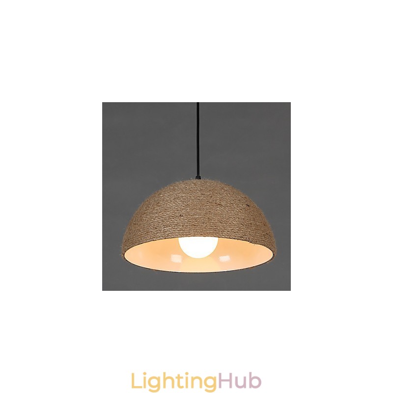 30*Restore Ancient Ways The Nordic Idea Semicircle Chimney Hand Hemp Rope Droplight