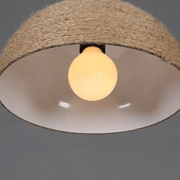 30*Restore Ancient Ways The Nordic Idea Semicircle Chimney Hand Hemp Rope Droplight