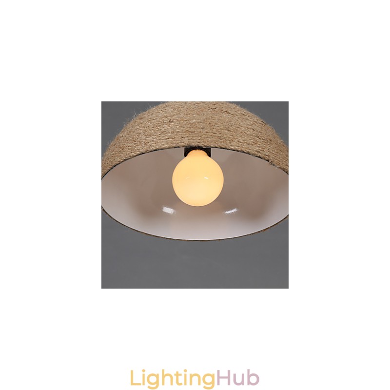 30*Restore Ancient Ways The Nordic Idea Semicircle Chimney Hand Hemp Rope Droplight