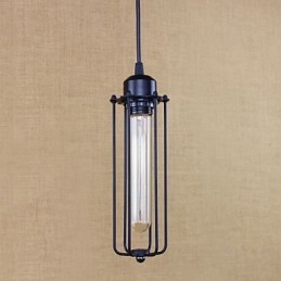 Rustic Wrought Iron Chandelier Light Pastoral Flute