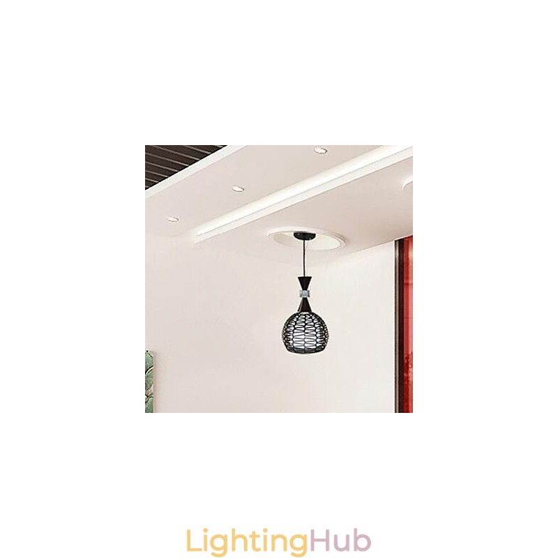 Rural Cany Art Weaving Classical Contracted Droplight Lamp Light