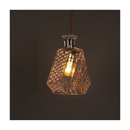 Romantic Bottle Creative Carved Art Glass Chandelier Light Pendant Light Romantic Bottle Creative Carved Art Glass Chandelier Light Pendant Light