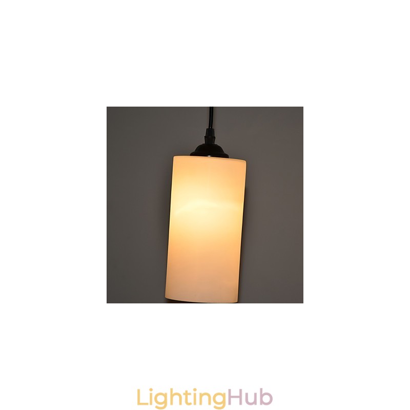 Round Straight Glass Single Head Droplight Lamp Light