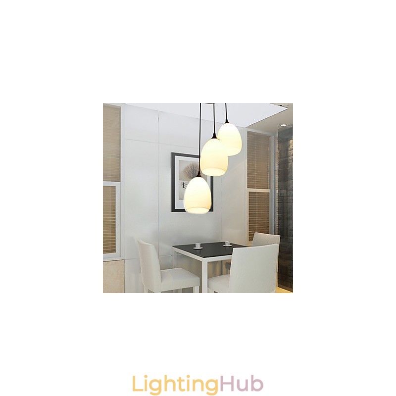 Contemporary And Contracted L Creative Glass Ball Meals Chandelier Lamp Light